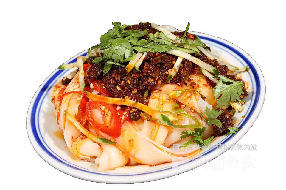 涼皮牛筋面兩摻圖片